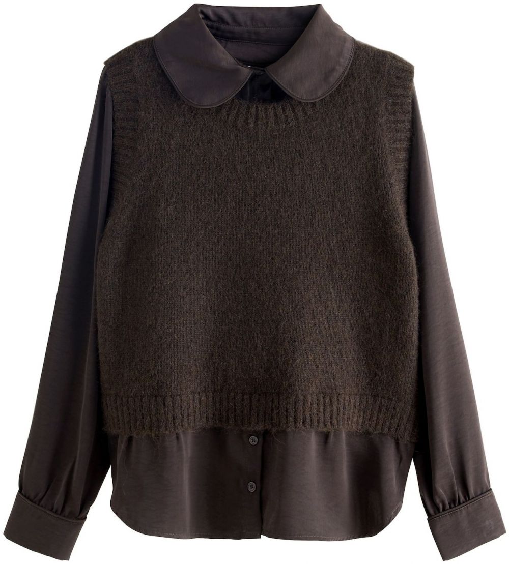 Next Blúzka  čokoládová