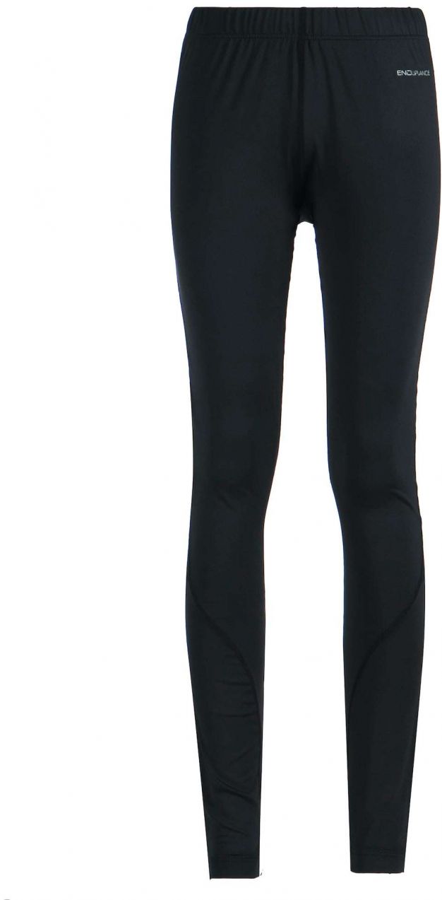 ENDURANCE Športové nohavice 'Malaga'  čierna / biela