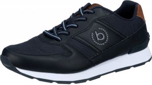 bugatti Nízke tenisky 'Soho'  pastelovo modrá / tmavomodrá / koňaková