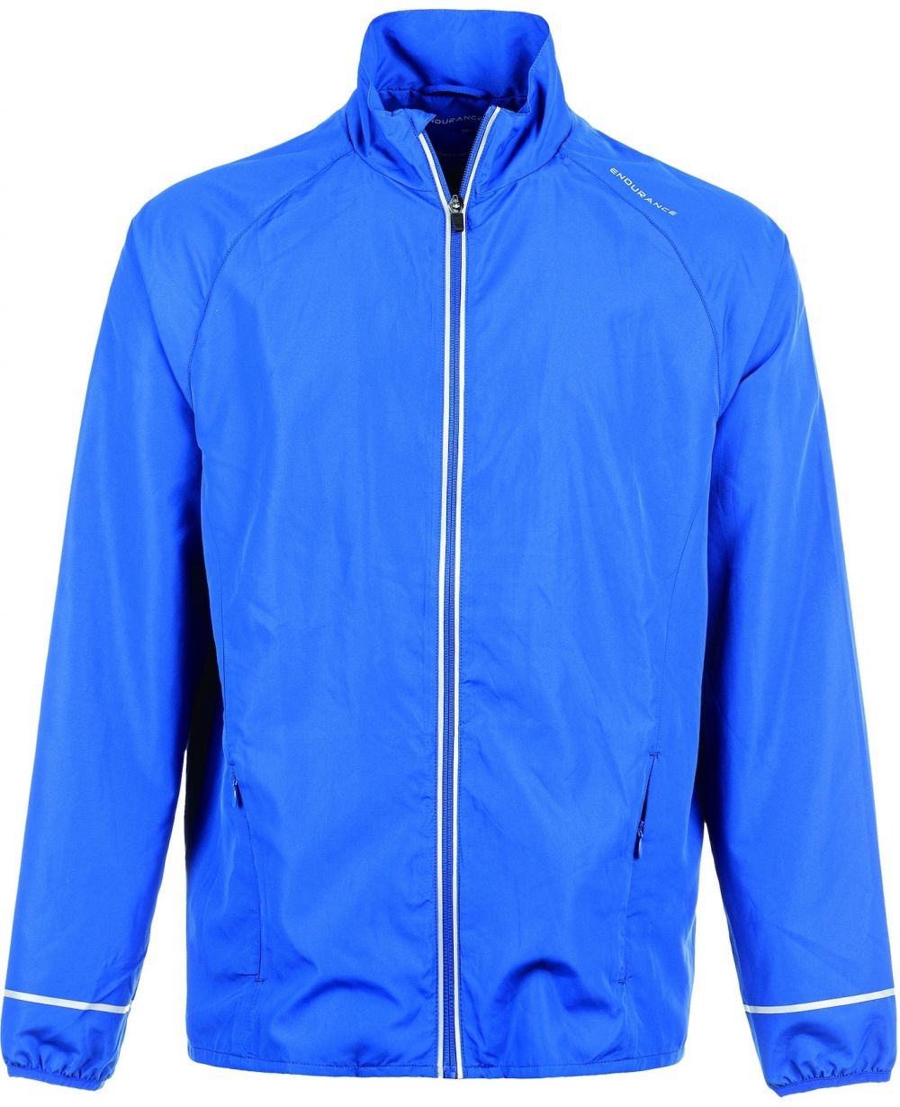 ENDURANCE Športová bunda 'Lessend'  azúrová / biela