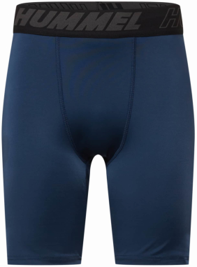 Hummel Športové nohavice 'Topaz'  tmavomodrá / sivá / čierna / biela