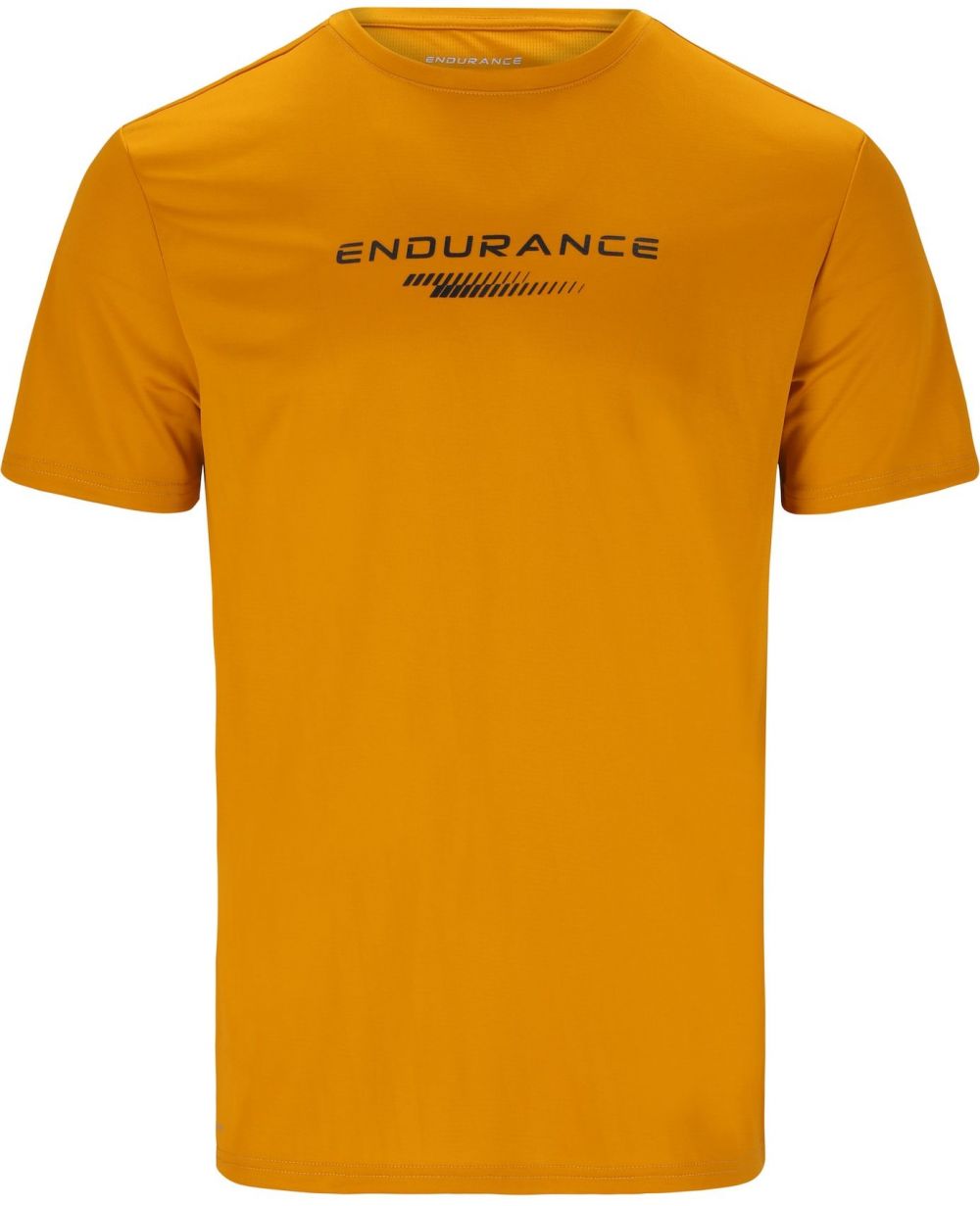 ENDURANCE Funkčné tričko 'Dipat'  zlatá žltá / čierna