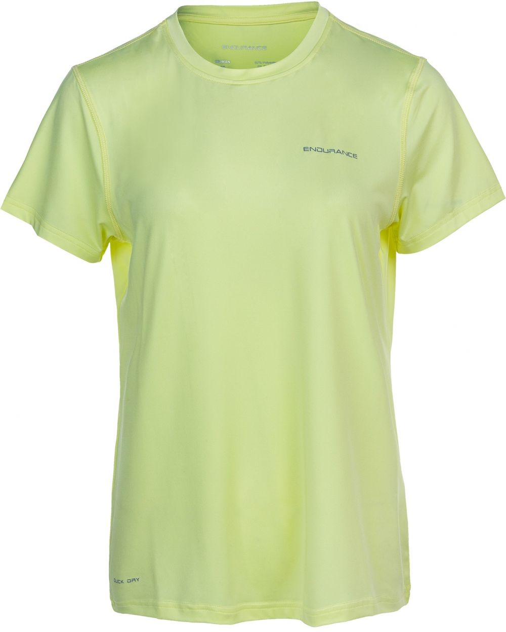 ENDURANCE Funkčné tričko 'Yonan'  citrónová žltá / striebornosivá