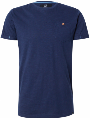 INDICODE Tričko 'Giuse'  námornícka modrá