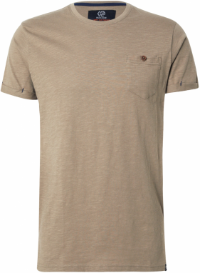 INDICODE Tričko 'Giuse'  béžová melírovaná