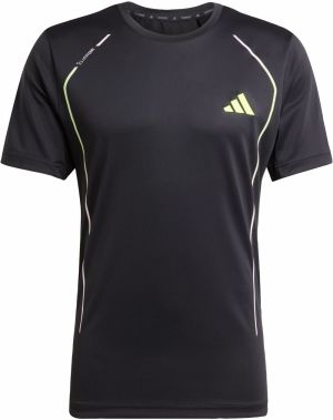 ADIDAS PERFORMANCE Funkčné tričko 'Tech Apparel'  neónovo žltá / čierna / biela