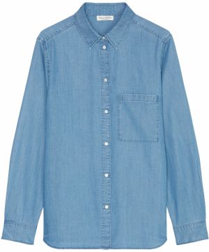 Marc O'Polo Blúzka  modrá denim