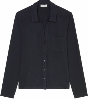 Marc O'Polo Blúzka  tmavomodrá