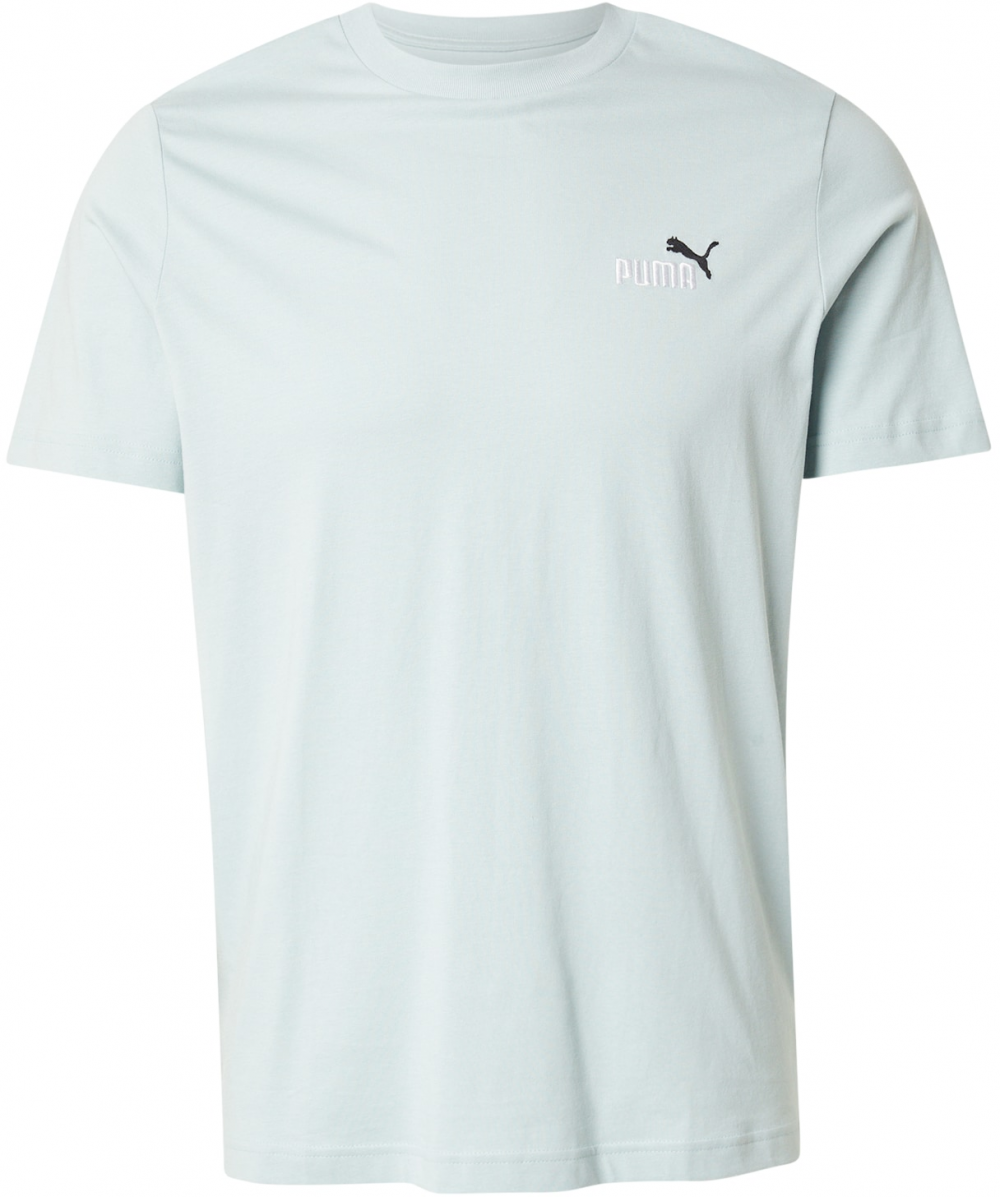 PUMA Funkčné tričko 'Essentials No. 1'  mätová / čierna / biela