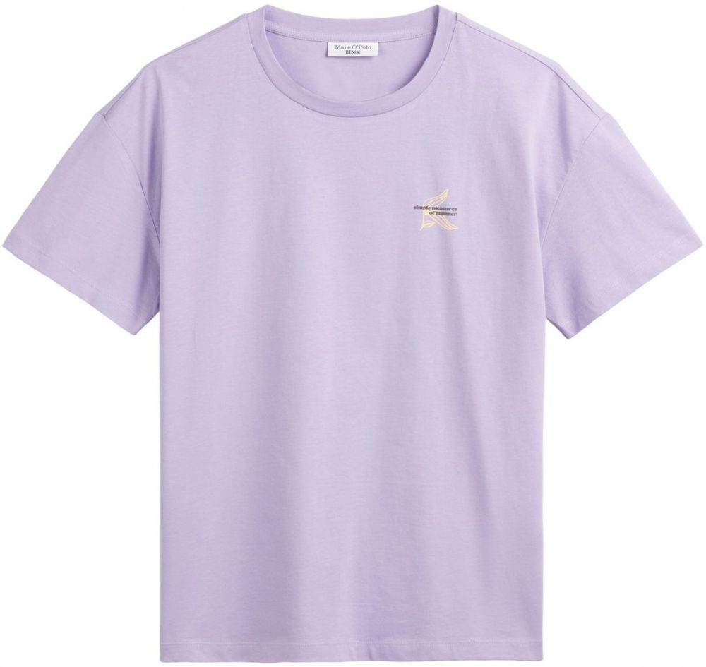 Marc O'Polo Tričko  svetlobéžová / čokoládová / orgovánová