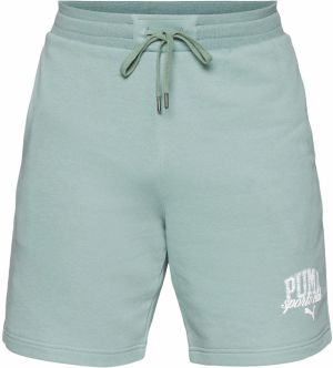 PUMA Nohavice 'Class'  nefritová / biela