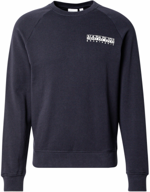 NAPAPIJRI Mikina 'BAISE'  čierna / biela