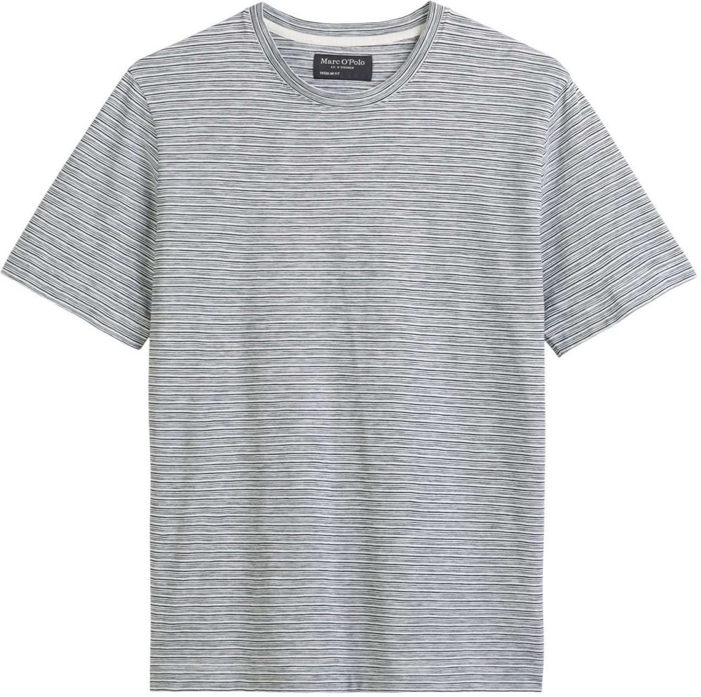 Marc O'Polo Tričko  čierna / biela