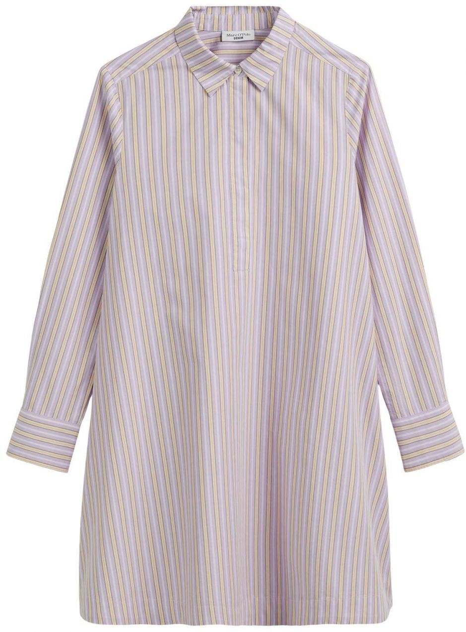 Marc O'Polo DENIM Košeľové šaty  levanduľová / biela