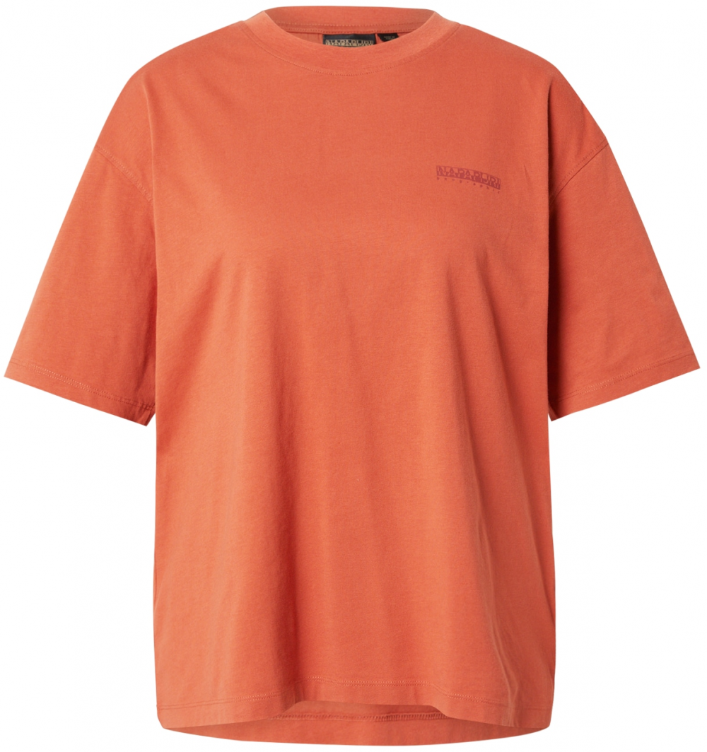 NAPAPIJRI Tričko 'S-BISE'  modrá / oranžová / oranžovo červená / biela