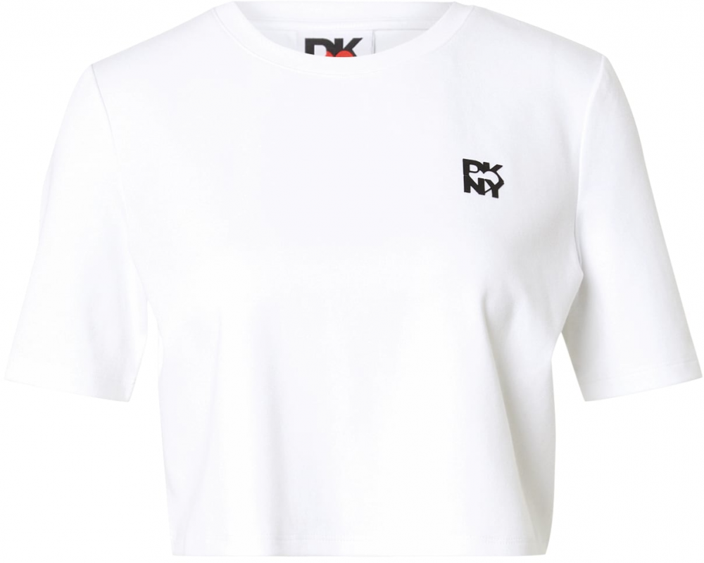 DKNY Tričko  červená / čierna / biela