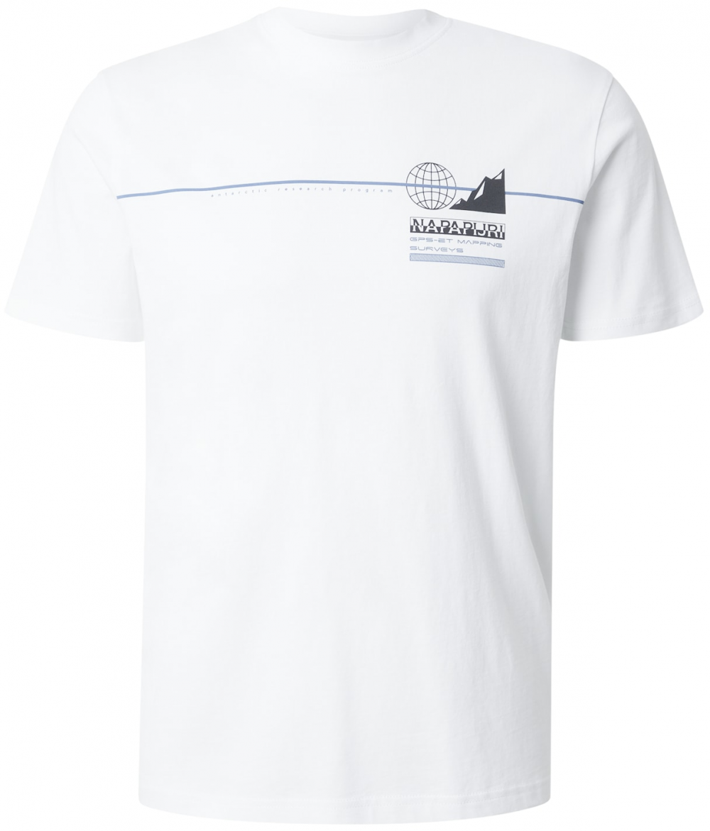 NAPAPIJRI Tričko  modrá / čierna / biela