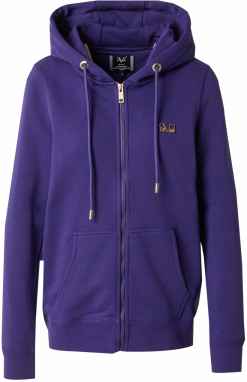 19V69 ITALIA Tepláková bunda 'MIA'  horčicová / baklažánová