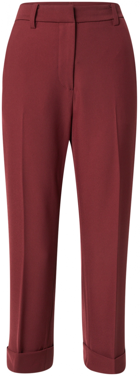 DKNY Nohavice s pukmi  bordová