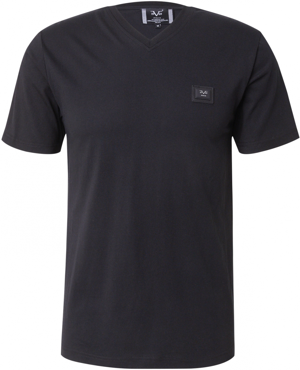 19V69 ITALIA Tričko 'Toni MP'  čierna