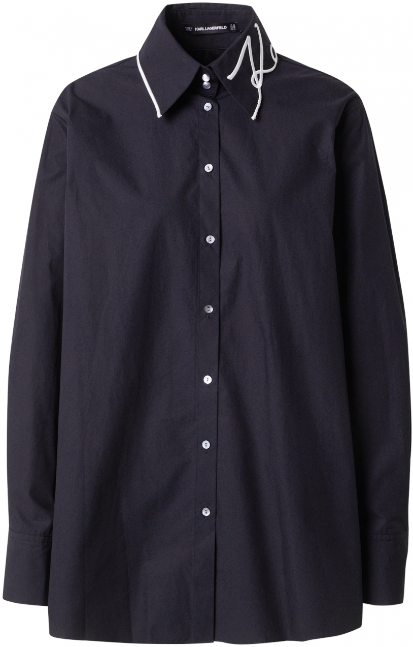 Karl Lagerfeld Blúzka  čierna / biela