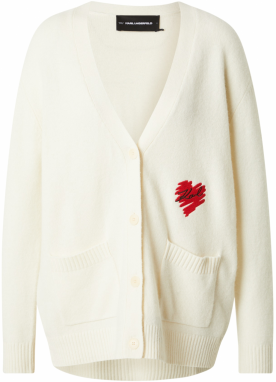 Karl Lagerfeld Kardigán  červená / čierna / biela