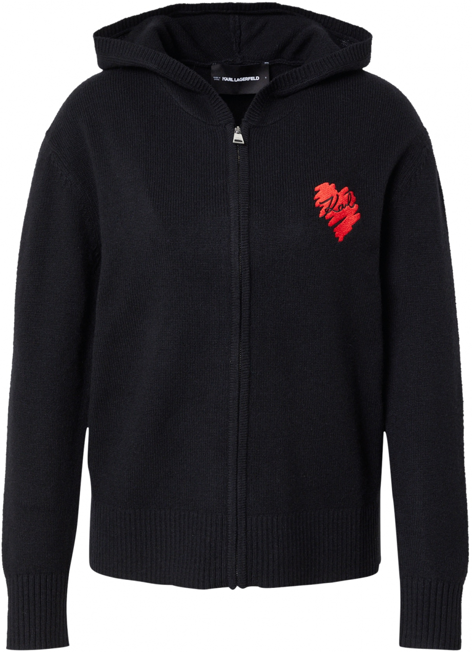 Karl Lagerfeld Kardigán  červená / čierna