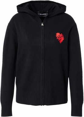 Karl Lagerfeld Kardigán  červená / čierna