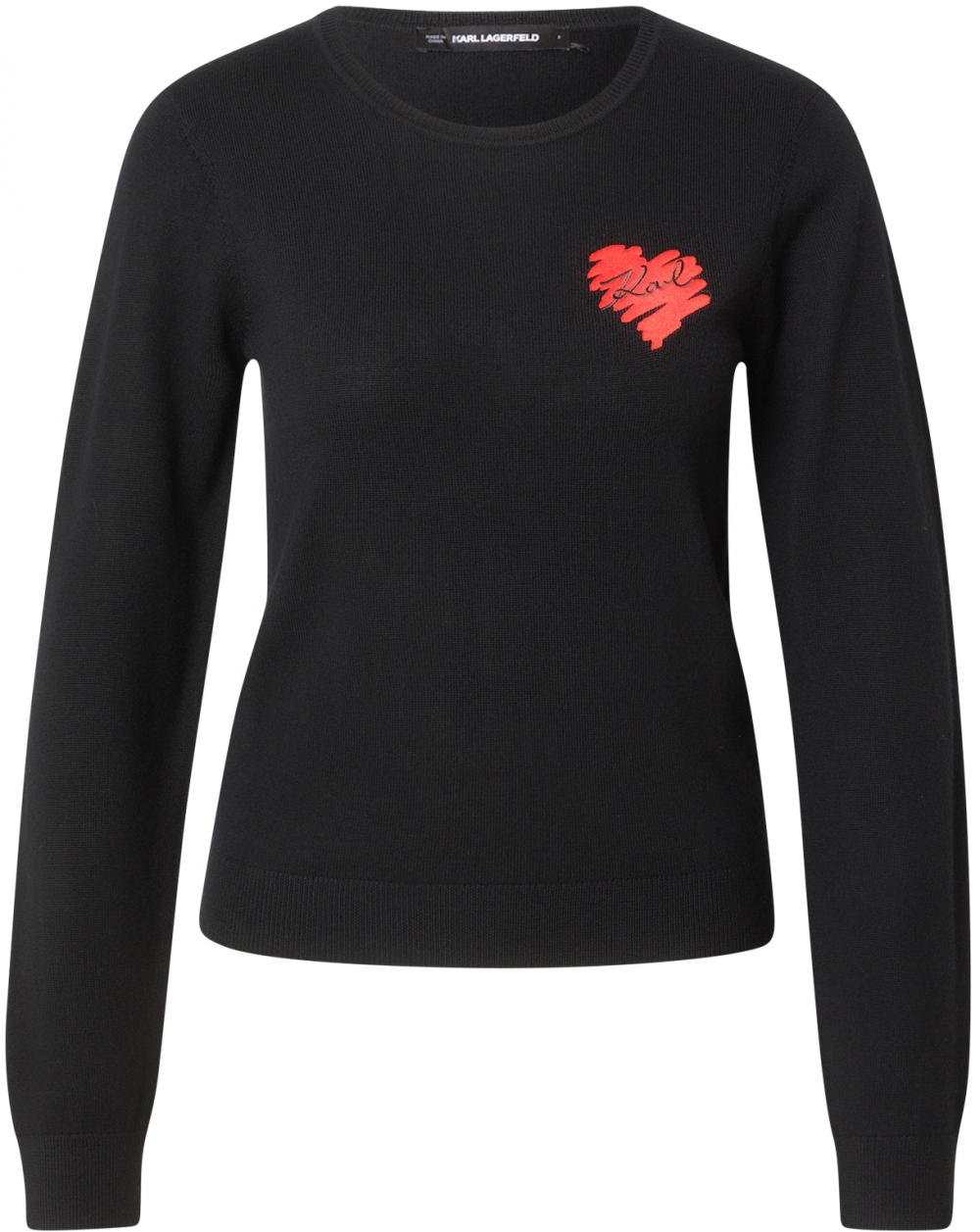 Karl Lagerfeld Sveter  červená / čierna