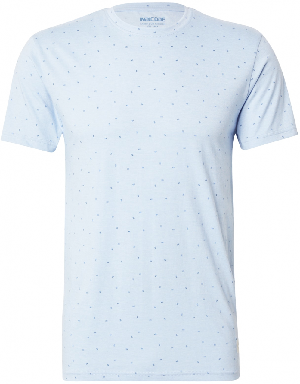 INDICODE Tričko 'Westrim'  modrá / svetlomodrá