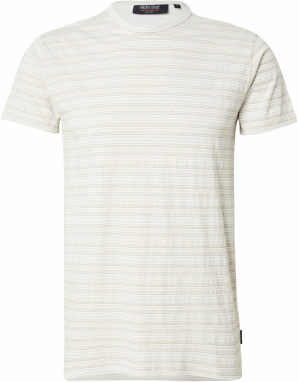 INDICODE JEANS Tričko 'Spir'  slonová kosť / tmelová