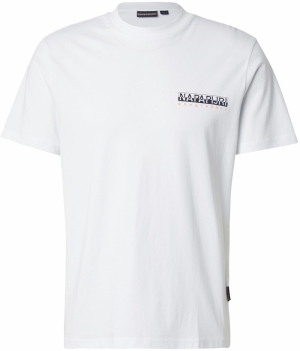 NAPAPIJRI Tričko 'DURAND'  svetlomodrá / oranžová / čierna / biela