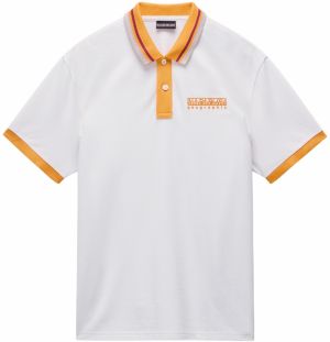 NAPAPIJRI Tričko 'Murlo'  oranžová / červená / biela