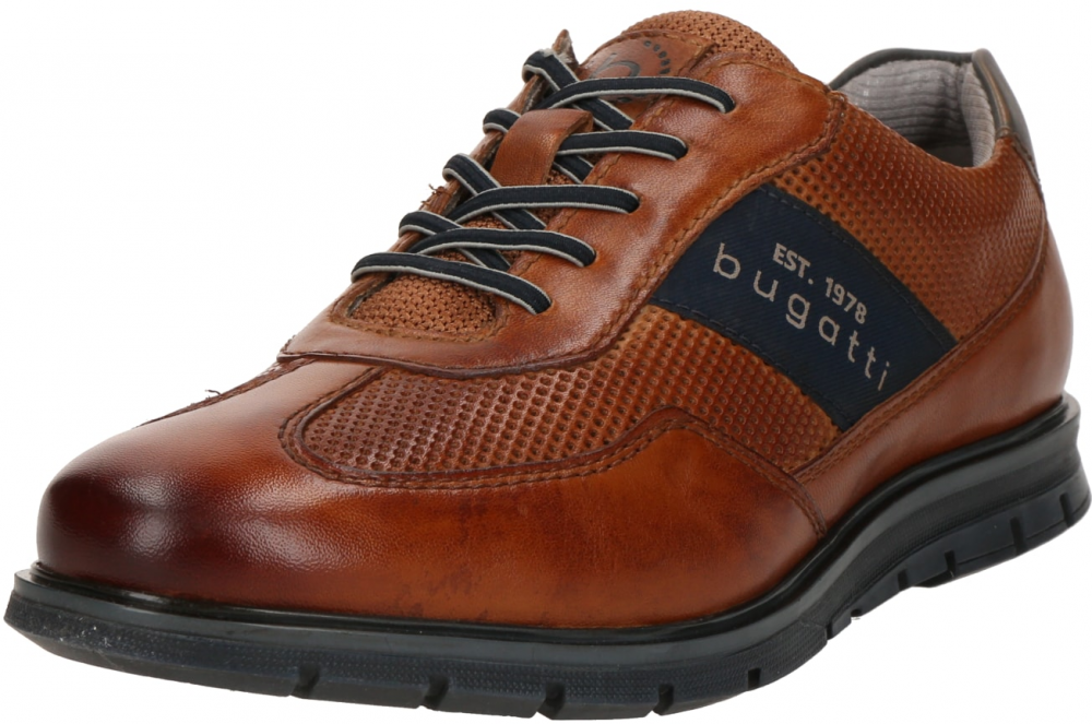 bugatti Nízke tenisky 'Ruggiero Evo'  béžová / hnedá / čierna