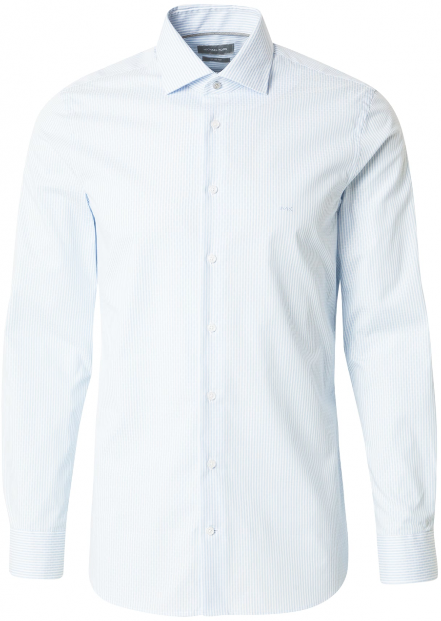 Michael Kors Košeľa 'DOBBY'  svetlomodrá / biela