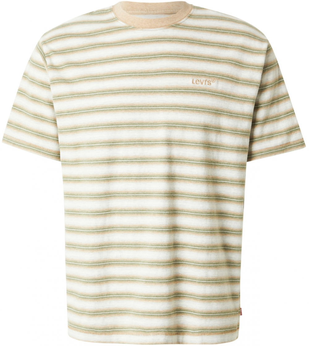 LEVI'S ® Tričko 'Red Tab'  hnedá / zelená / biela