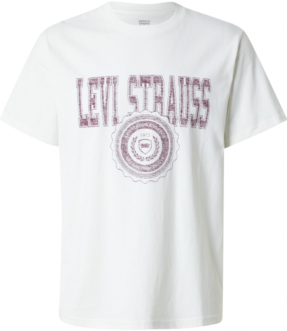 LEVI'S ® Tričko  bordová / biela