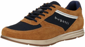 bugatti Nízke tenisky 'Marlo Revo'  námornícka modrá / koňaková / šedobiela