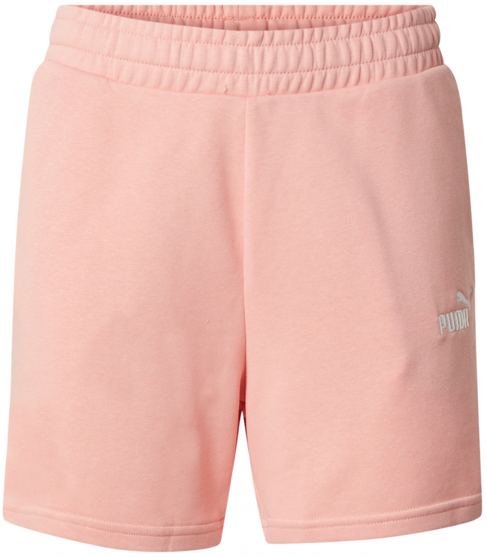 PUMA Športové nohavice 'ESS'  lososová / ružová / biela