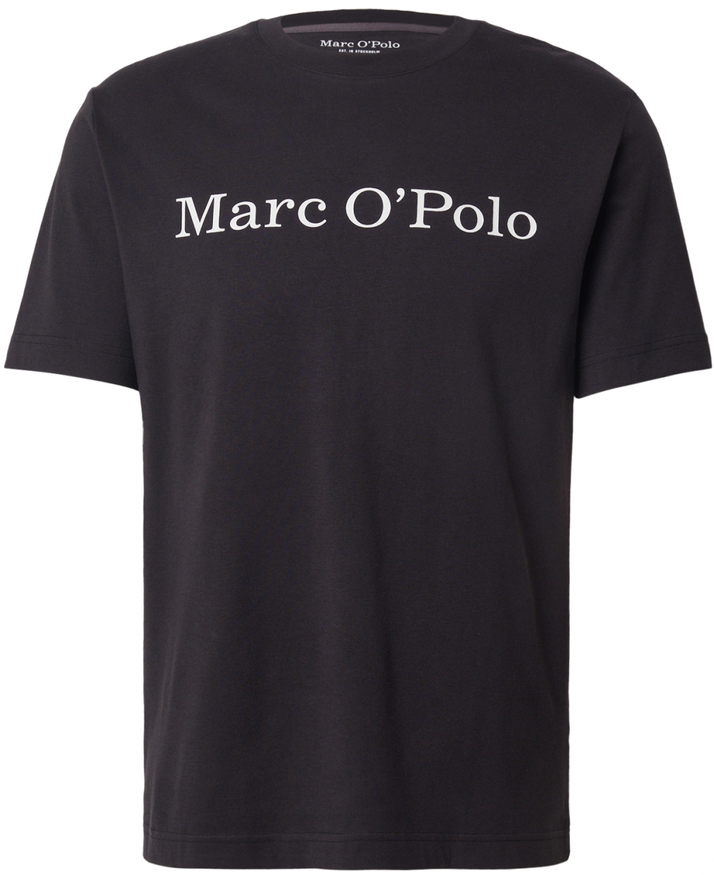 Marc O'Polo Tričko  čierna / biela