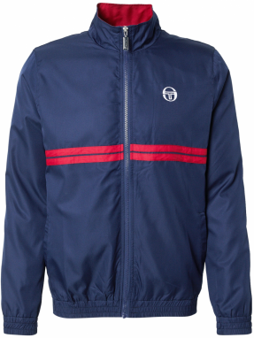 Sergio Tacchini Prechodná bunda 'DINO'  tmavomodrá / svetločervená / biela