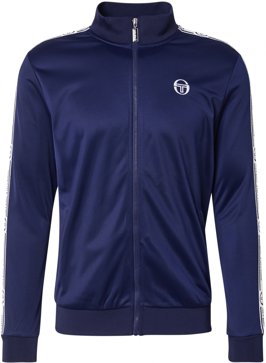 Sergio Tacchini Prechodná bunda 'GRECO'  modrá / biela