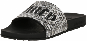 Juicy Couture Šľapky  striebornosivá / čierna