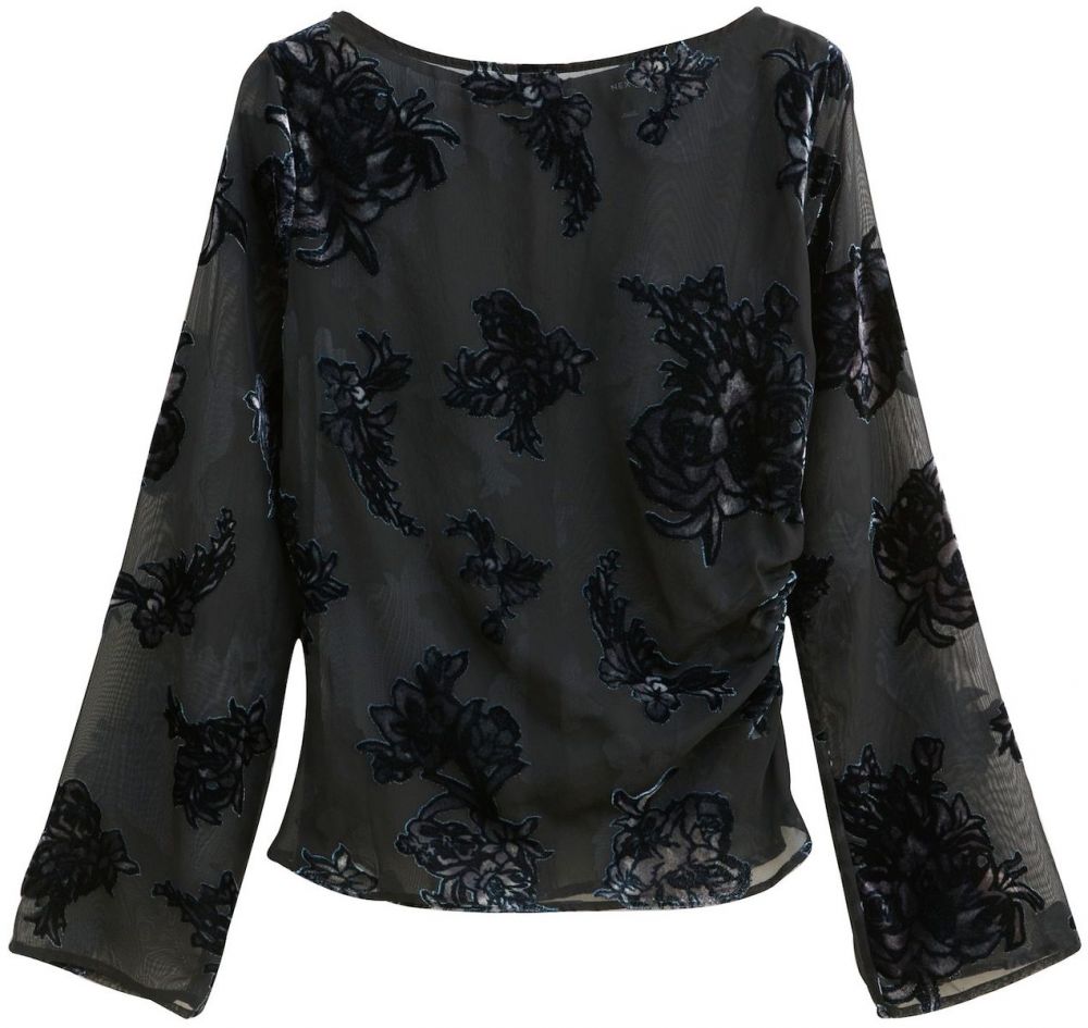 Next Blúzka  modrá / čierna