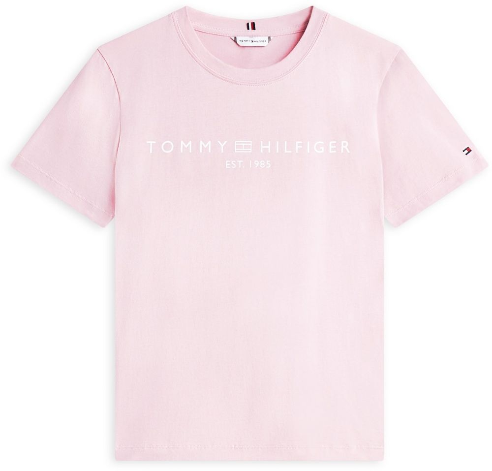 TOMMY HILFIGER Tričko  námornícka modrá / ružová / červená / biela