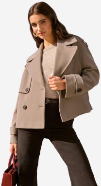 Friends Like These Prechodný kabát  tmavošedá