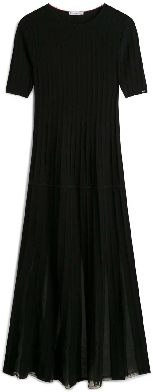 TOMMY HILFIGER Pletené šaty  čierna