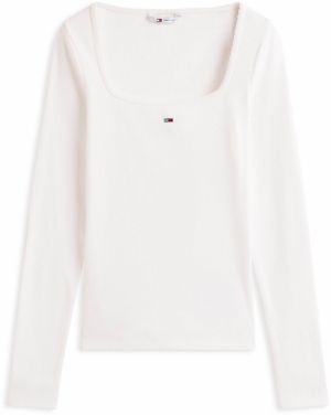 Tommy Jeans Tričko  biela