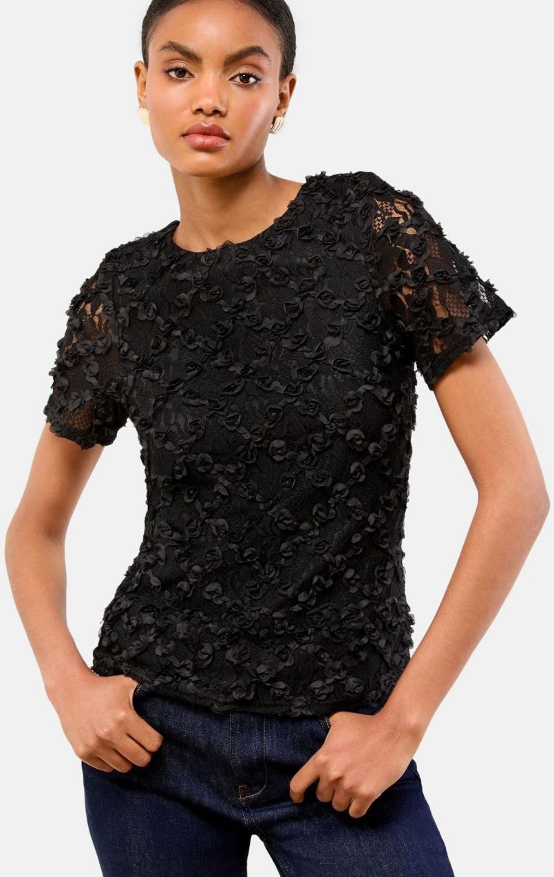 Lipsy Tričko  čierna