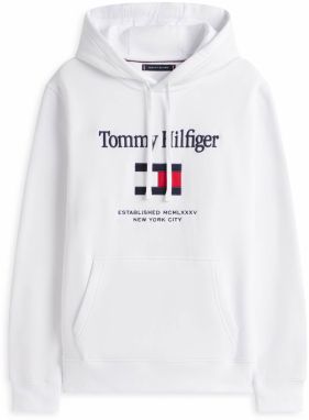 TOMMY HILFIGER Mikina  námornícka modrá / červená / biela
